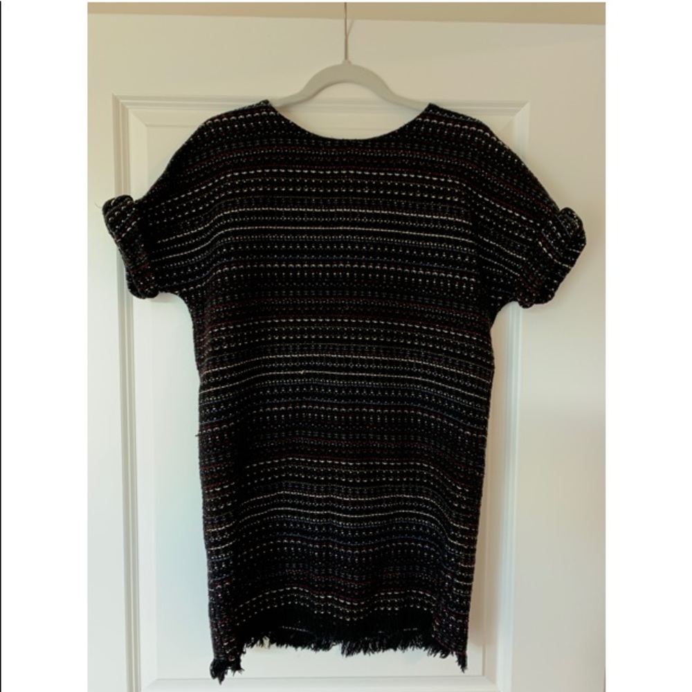 Black twill mini